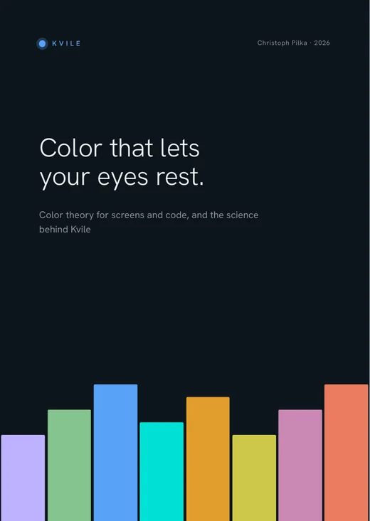 Cover of the e-book Color that lets your eyes rest