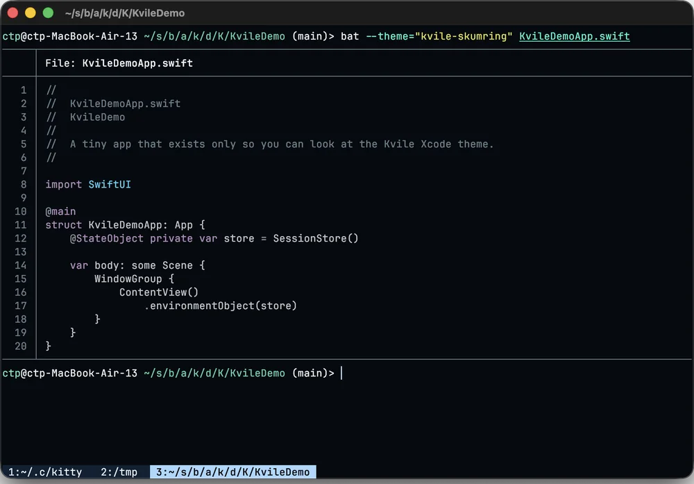 bat in Kvile Kontrast, screenshot 2