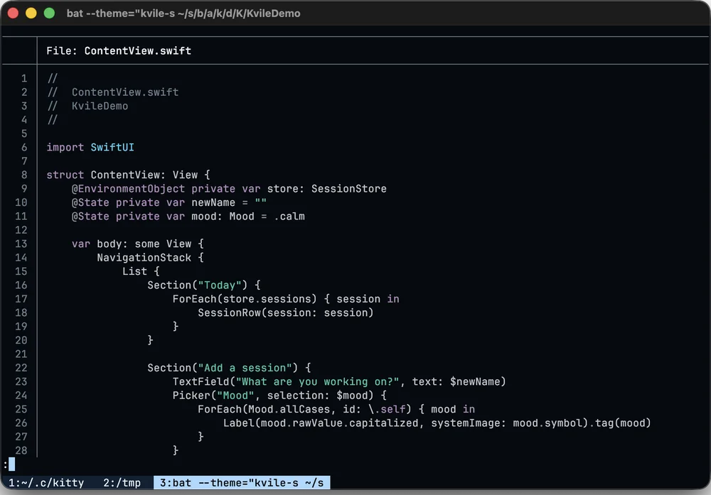 bat in Kvile Kontrast, screenshot 3
